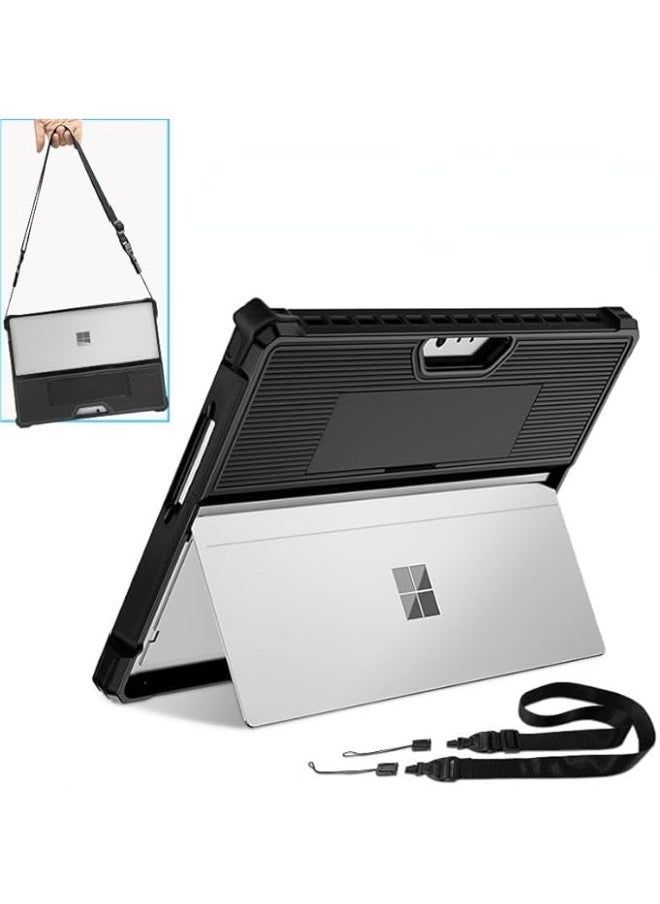 Case Compatible with Microsoft Surface Pro 11 (2024) 13-inch Tablet All-in-One Protective Rugged Cover Fall protection Case with Shoulder Strap for Surface Pro 11  - Image 1