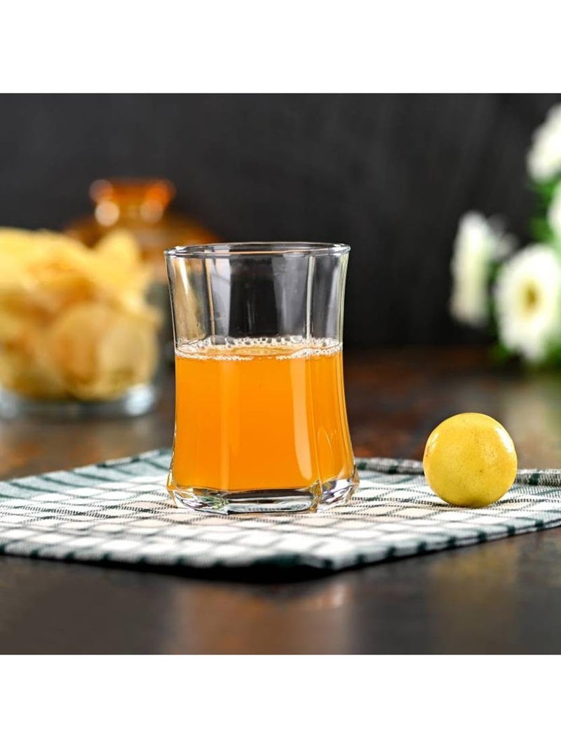 Somil Clear Elegance: Timeless Glass Designs for Every Occasion, 280 ml, Capacity, Pack of 1, Size: 11 X 7 X 7 CM - Image 2