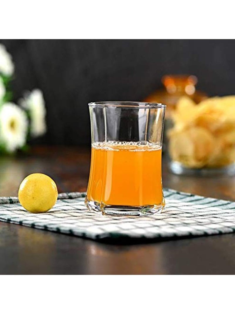 Somil Clear Elegance: Timeless Glass Designs for Every Occasion, 280 ml, Capacity, Pack of 1, Size: 11 X 7 X 7 CM - Image 1