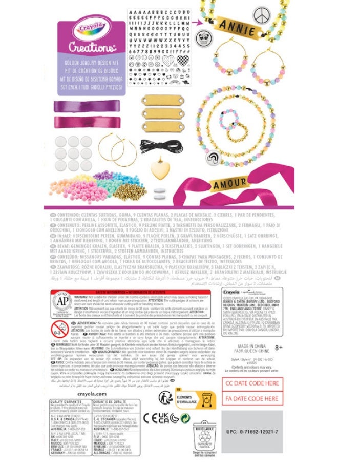 Crayola Creations  Set Create Your Valuable Jewellery Yourself, Creative Activity and Gift for Girls, from 8 Years - Image 2