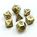 Bescon Brass Solid Metal Polyhedral DD Dice Set of 7 Copper Metal RPG Role Playing Game Dice 7pcs Set - Image 3