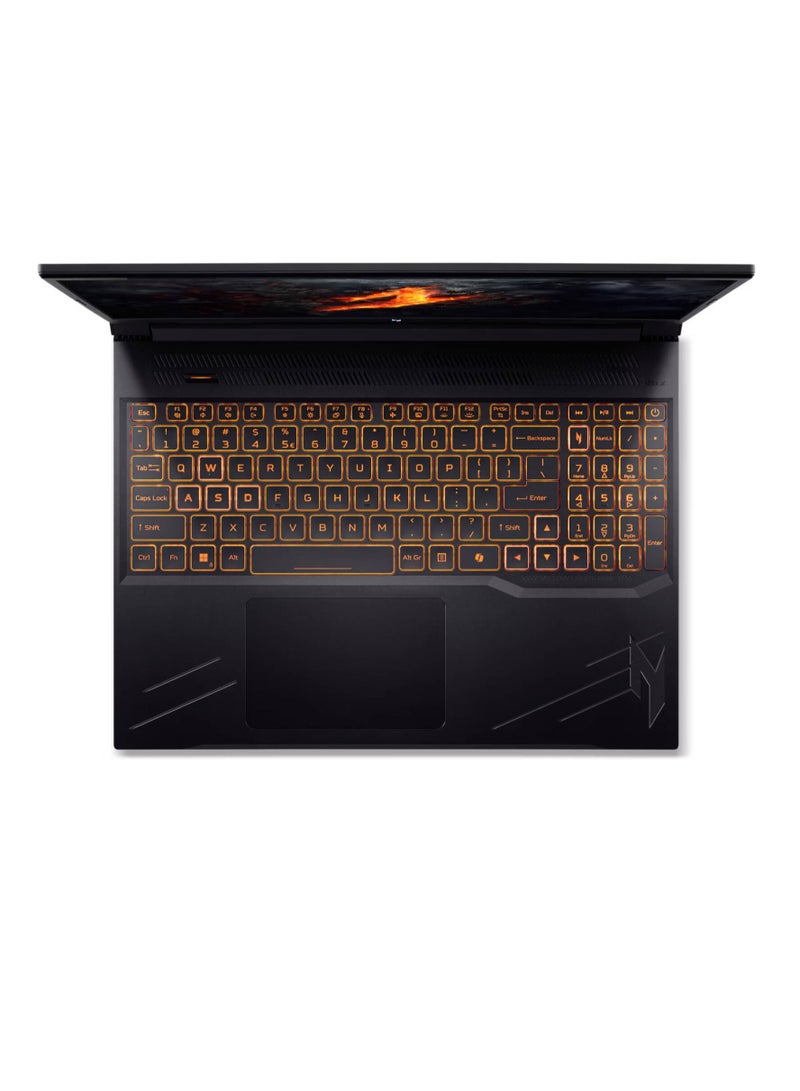 أيسر (نسخة مطورة) لابتوب ANV16-71-760Q Nitro V 16، شاشة 16 بوصة WUXGA IPS، معالج Intel Core i7-14650HX، 16 جيجابايت RAM، 512 جيجابايت SSD، بطاقة رسومات GeForce RTX 4050 بسعة 6 جيجابايت، لوحة مفاتيح إنجليزية، Free Dos، أسود | NH.QTREM.001 باللون الأسود - Image 2