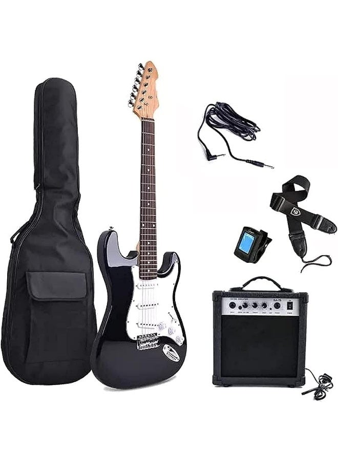 Aiersi Pacifica Series AC542 Electric Guitar Combo With Bag, Strap, Picks, Amplifier, Cable And Tuner - Image 1