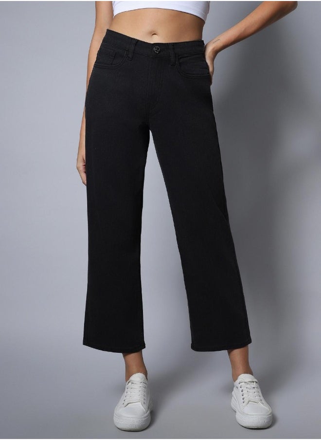HIGH STAR Women Black Jeans  - Image 5