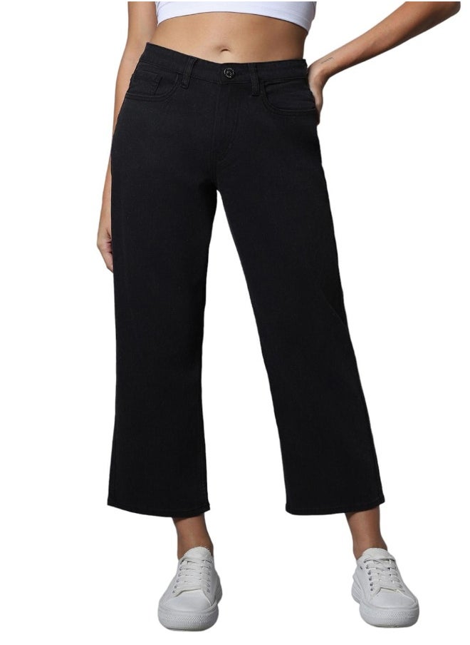 HIGH STAR Women Black Jeans  - Image 3