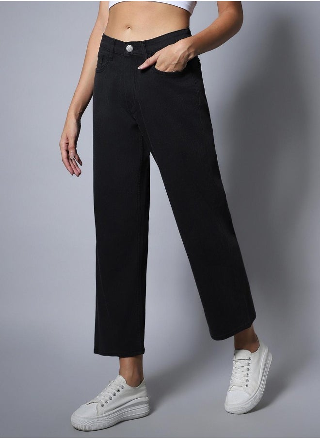 HIGH STAR Women Black Jeans  - Image 2
