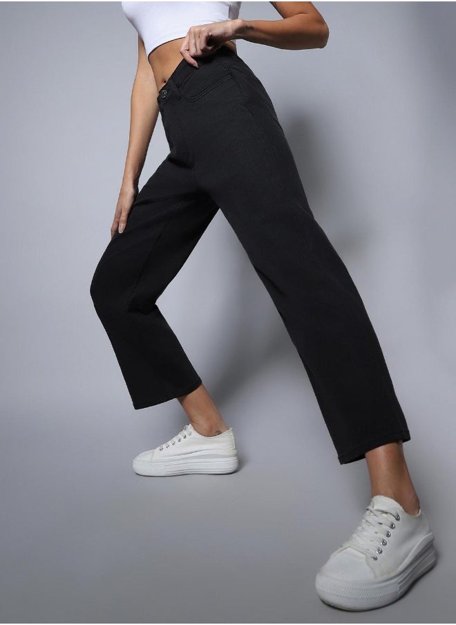 HIGH STAR Women Black Jeans  - Image 1