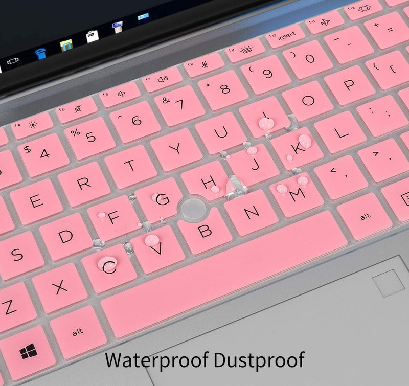 CaseBuy Keyboard Cover for HP EliteBook 840 G7 G8 14" Notebook, HP EliteBook 845 G8 G7 14" Notebook Keyboard Protector Skin Accessories, Pink - Image 5