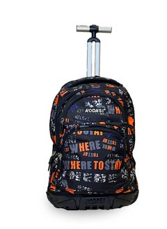 AODASI Trolley School Bag, School Bags for Girls and boys Trolley Bag for Students Travel Bag Trolley Luggage backpack multi useful  - Image 4