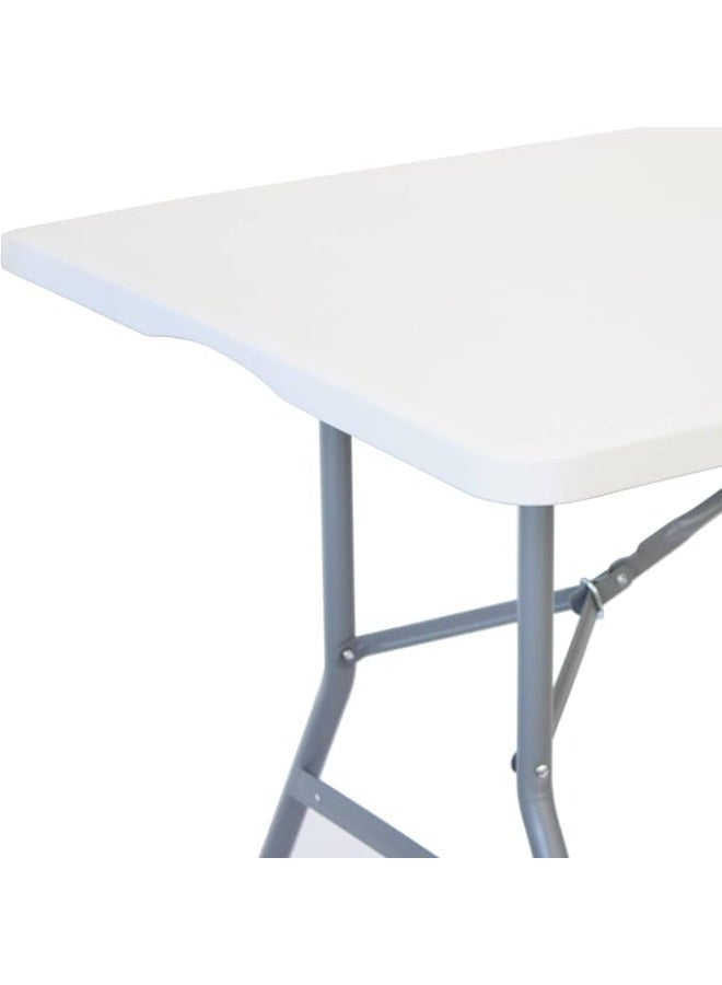 طاولة حديقة قابلة للطي شديدة التحمل بطول 6 أقدام (1.8 متر) – سطح ورق متين – ألوان متعددة – مثالية للنزهات والاستخدام الخارجي - Image 4