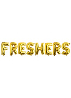 توي إكس إي بالونات حروف TOYXE FRESHERS الذهبية، عبوة مكونة من 8 قطع  - Image 1