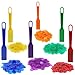 Plzoslly 606 Pcs Magnetic Bingo Wands Chips Set 6 Pcs Magnetic Wands with 600 Pcs Corresponding Colors Magnetic Bingo Chips for School Counting Sorting Family Game and Educational Activities - Image 2