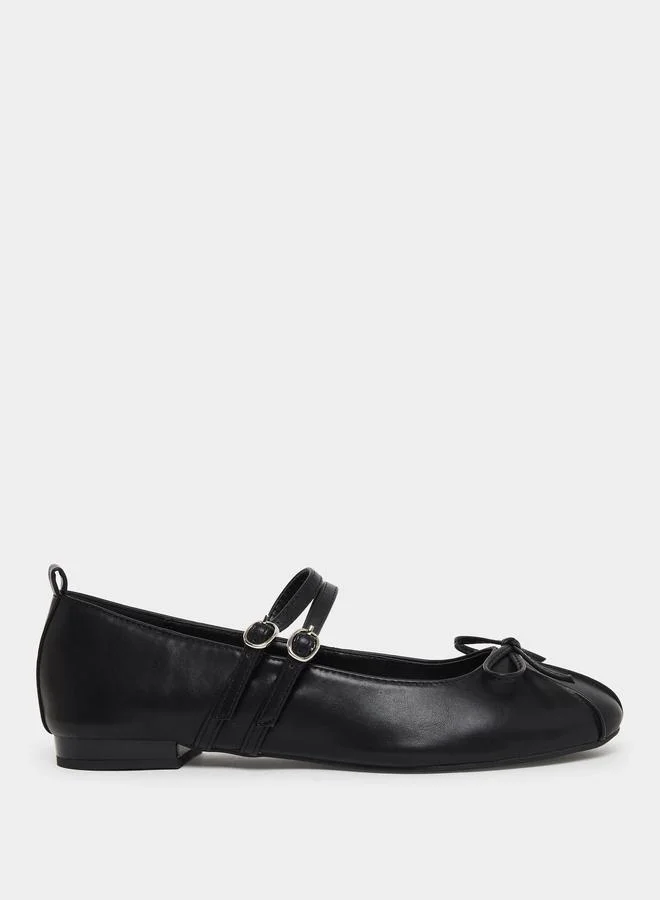 Raid Idol Bow Detail Mary Jane Ballet Flats