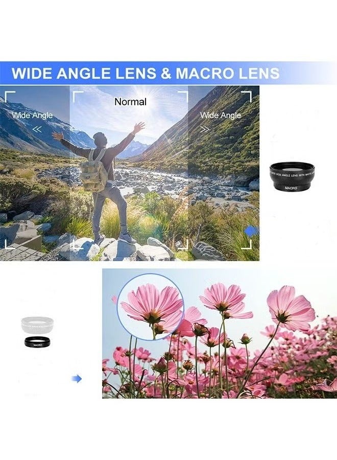 Makrystorm Digital Camera, 4K Vlogging Camera, Kids Camera UHD autofocus 64MP 180 ° flip screen 18X zoom compact point-to-point shooting video recording camera with wide-angle macro lens for YouTube - Image 4