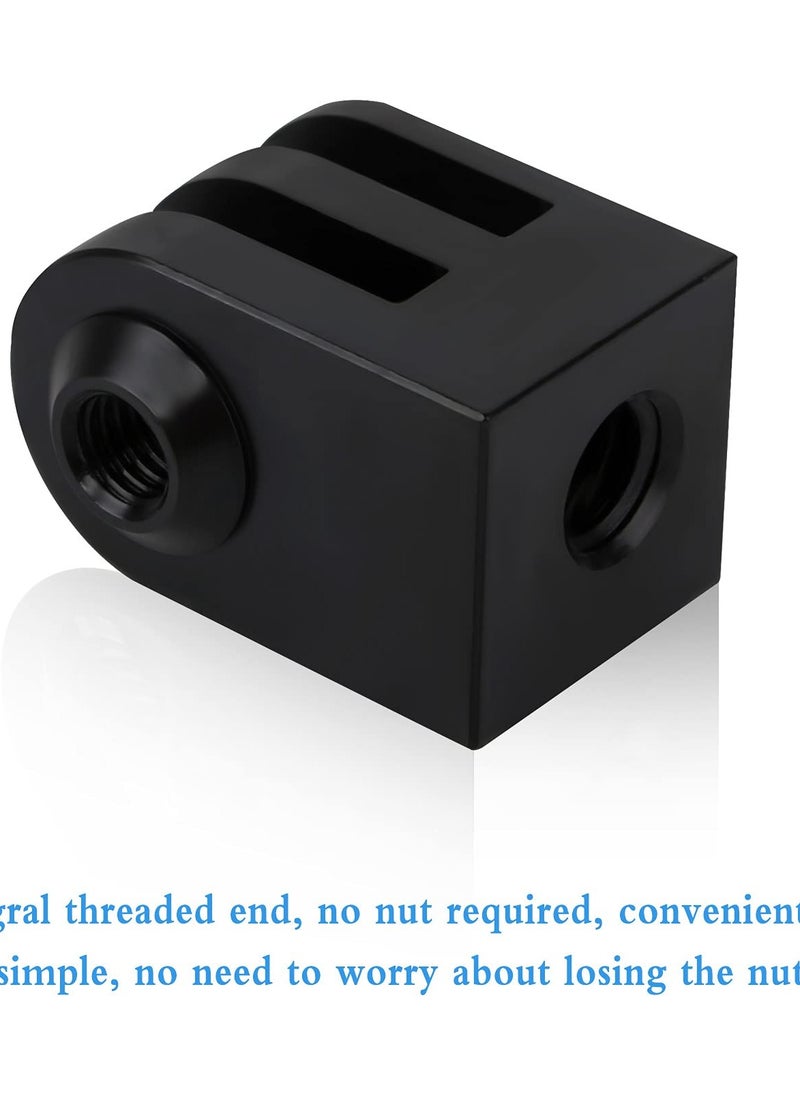 Excefore - Aluminium Tripod Mount Adapter for GoPro - Securely Attach Your Action Camera with this 1/4 Screw Tripod Mount. Perfect for GoPro Session and Hero Models. (3 Pieces) - Image 1
