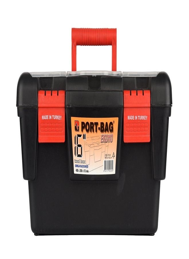 Port-Bag صندوق أدوات بلاستيك 16 بوصة مع صينية  - Image 1