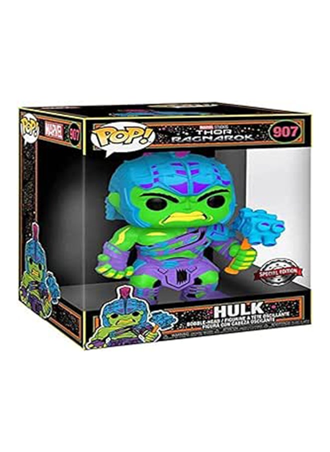 Funko فنكو بوب! جامبو مارفل ثور راجناروك #907 هالك ضوء أسود حصرية تارغيت 