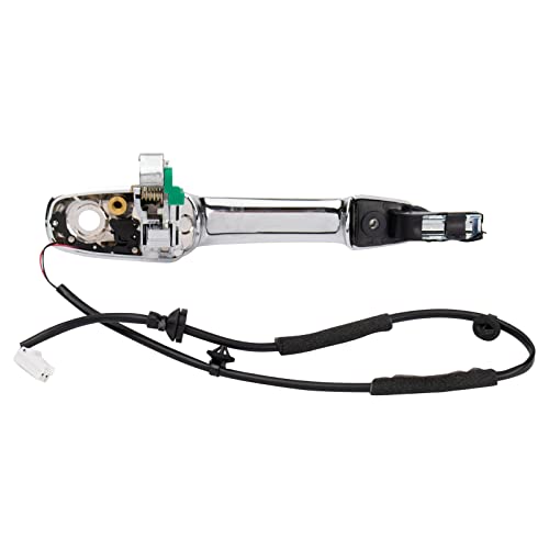 TRQ Front Left Exterior Door Handle Chrome Drivers Side Compatible with 2007-2012 Mazda CX-7 - Image 2