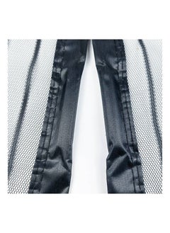 Generic NOG Mosquito Net Screen Magic Mesh Deluxe - أسود - باب شبكي مغناطيسي بدون استخدام اليدين، ستارة شبكية تمنع دخول الحشرات، إطار بخطاف وحلقة، بدون استخدام اليدين، مناسب للحيوانات الأليفة والأطفال  - Image 3