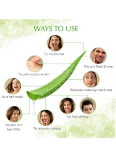 WOW Skin Science WOW Skin Science 99% Pure Aloe Vera Gel for Face, Skin & Hair - 150ml | Ultimate Gel For Glowing Skin | For Both Men and Women  - Image 5