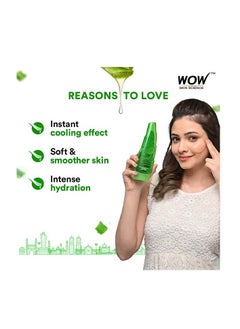 WOW Skin Science WOW Skin Science 99% Pure Aloe Vera Gel for Face, Skin & Hair - 150ml | Ultimate Gel For Glowing Skin | For Both Men and Women  - Image 4