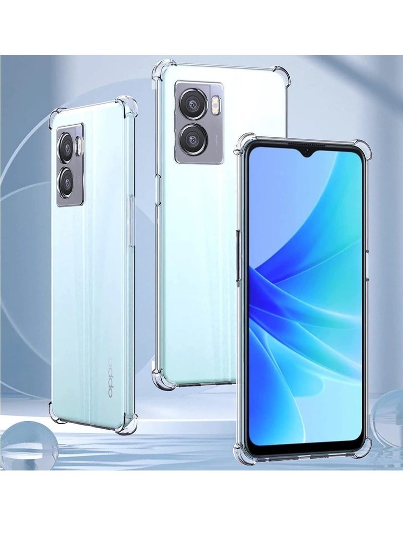 MUNTAQI حافظة لهاتف OPPO A57 4G غطاء شفاف مرن من السيليكون TPU مع حماية كاملة للكاميرا وزوايا مضادة للصدمات - Image 5