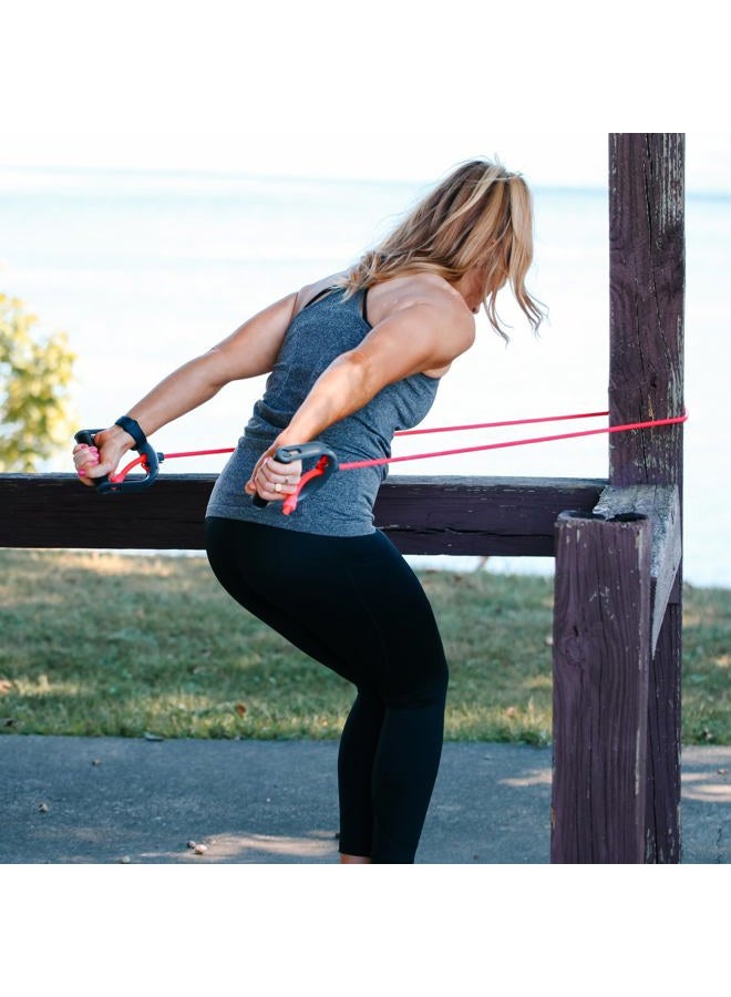 Lifeline 5' Resistance Cable for Low Impact Strength Training and Greater Muscle Activation - 80lbs - Image 2