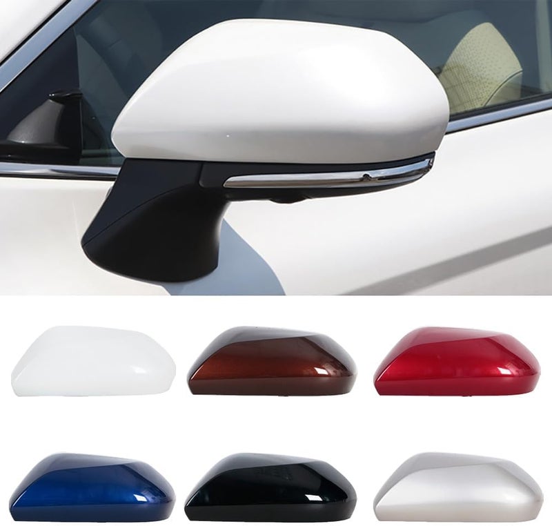 JESYMBX Rearview Mirror Cover Lid for Toyota Camry V70 8th (2018-2021) - Left Pearl White - Image 1