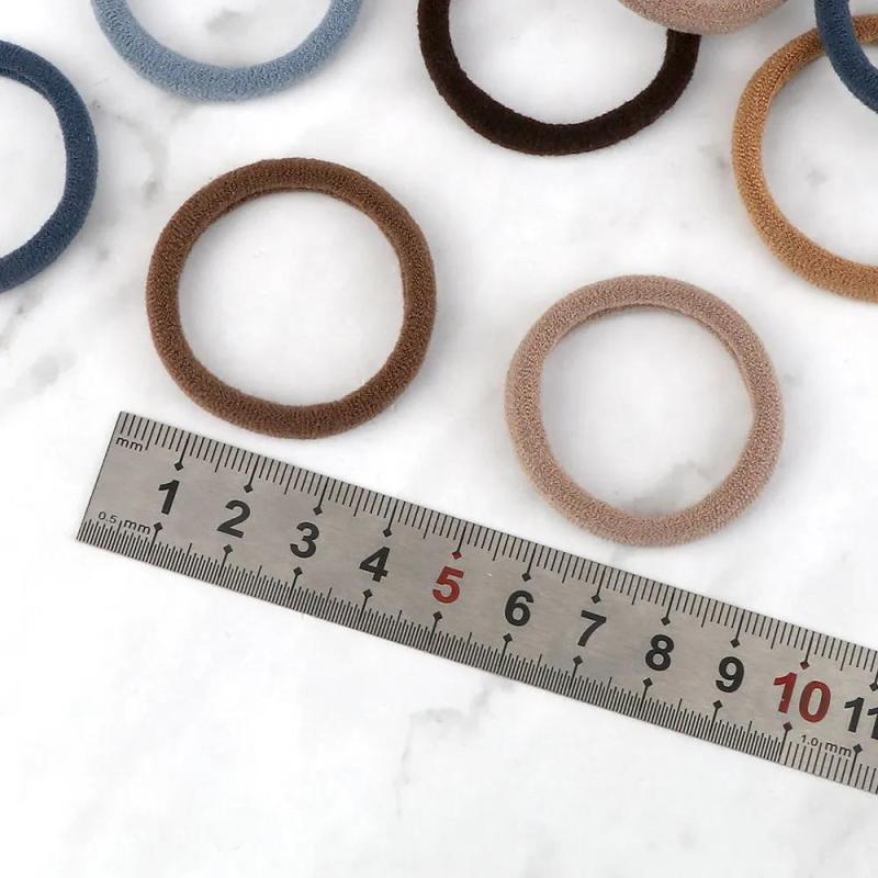 Multicolor Hair Ties - Stretchy Hair Elastics for Women, Girls and Long Hair - Image 4