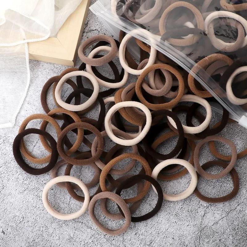 Multicolor Hair Ties - Stretchy Hair Elastics for Women, Girls and Long Hair - Image 2