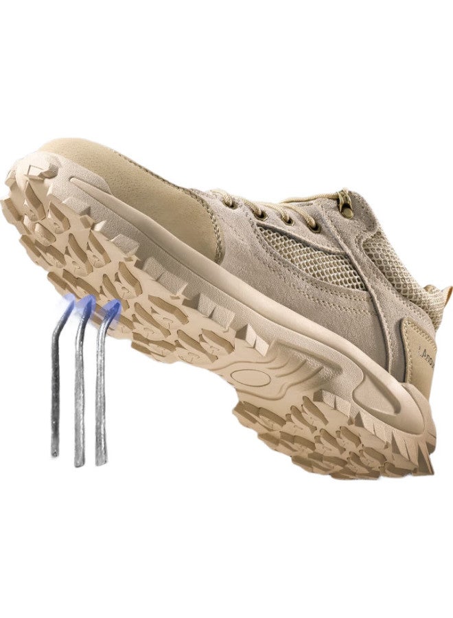 Blue Gull Shield Blue Owl Shield Safety Shoes For Men, Summer Breathable, Steel Toe Cap, Puncture-Resistant, Non-Slip, Functional Work Shoes D1122T Size 42 - Image 2