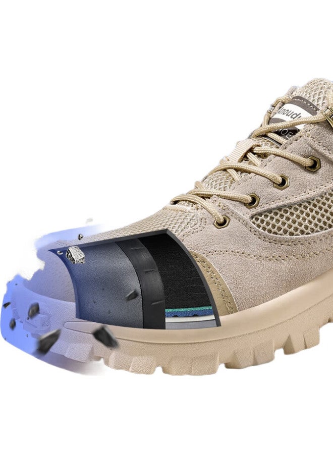 Blue Gull Shield Blue Owl Shield Safety Shoes For Men, Summer Breathable, Steel Toe Cap, Puncture-Resistant, Non-Slip, Functional Work Shoes D1122T Size 42 - Image 3