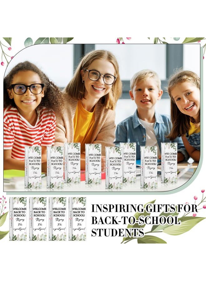 Dunzoom 50 Sets Welcome Back to School Gifts Include Greeting Cards and Inspirational Ballpoint Pens First Day of School Stationery Set for Teachers Students Reward Supplies(Paper,Classic Style) - Image 2