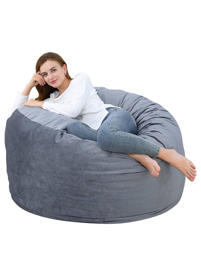 Comfy كيس حبوب مخملي رمادي كلاسيكي مريح للبالغين مع حشوة من الفاصوليا البكر 8  - Image 1