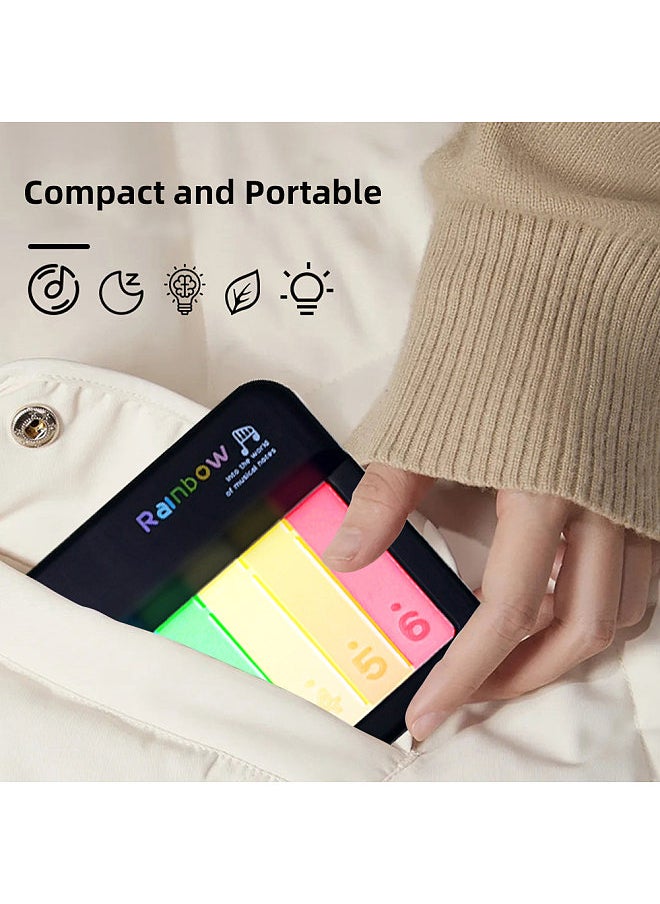 Generic - 13 Key Colorful Music Keyboard Piano Musical Instrument Colorful Light Music Box Portable Piano Keyboard Small Piano with Lighting Gift - Image 1