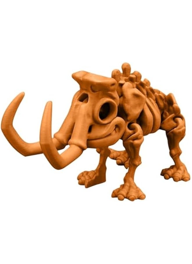 ماركة غير محددة 3D Printed Mammoth Articulated Movable Joint for Desktop Decoration, Home Window Decor, 3D Printing Birthday Gift 3D#035  - Image 2