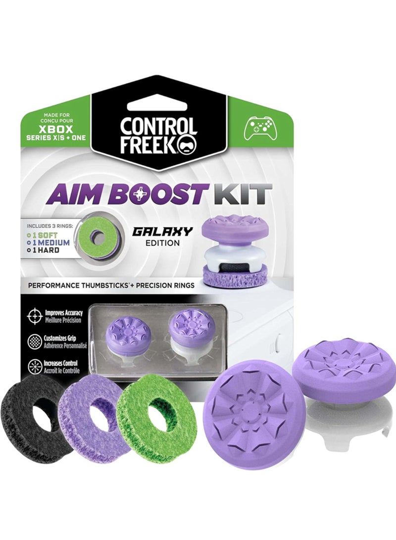 كونترولفريك مجموعة تعزيز الهدف KontrolFreek لجهاز Xbox One وجهاز Xbox Series X | تشمل عصي تحكم الأداء وحلقات الدقة | إصدار المجرة - Image 1