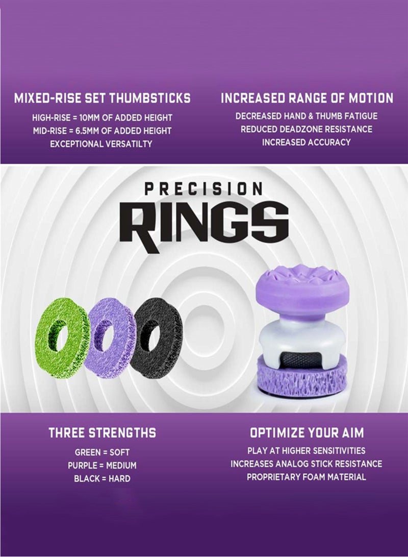 كونترولفريك مجموعة تعزيز الهدف KontrolFreek لجهاز Xbox One وجهاز Xbox Series X | تشمل عصي تحكم الأداء وحلقات الدقة | إصدار المجرة - Image 3