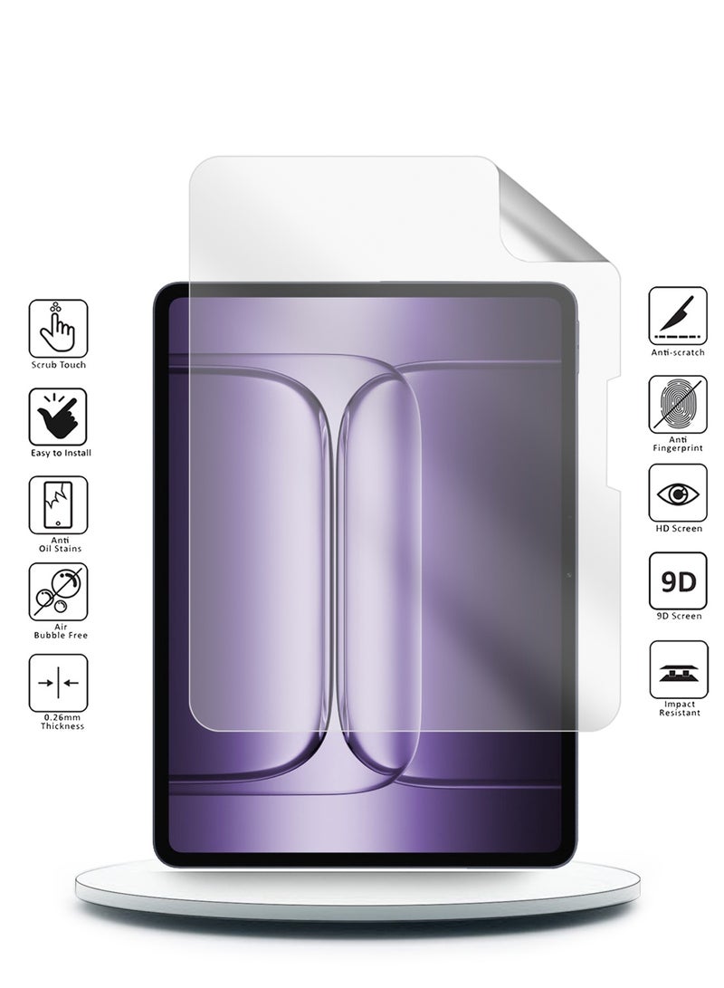 دبليو تيك لوحة Oneplus Pad 3 2025 (13.2 بوصة) فيلم هيدروجيل رقيق ومرن من Wtech للحماية من الخدوش (TSHFMN) - شفاف - Image 2