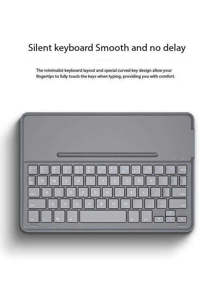 Wireless Bluetooth Rechargeable Keyboard – Multi-Device Universal Portable Keyboard, Compatible with iOS, Android, Windows, iPad, Tablets & MacBook