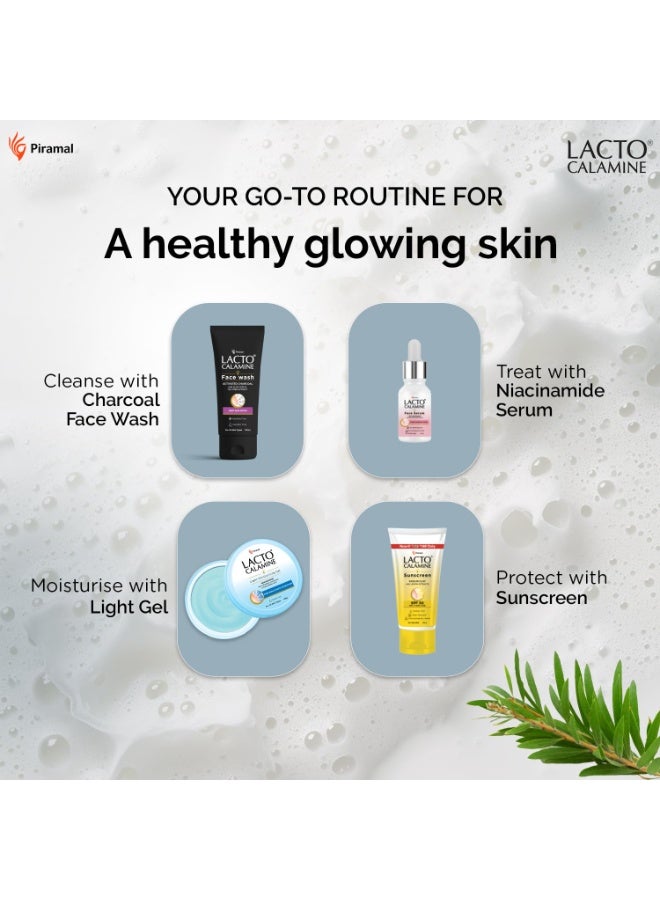 لاكتو كلامين غسول الوجه بالكحول الكالامين والفحم المنشط مع الألوة فيرا وخلاصة شجرة الشاي لتنقية البشرة بعمق - Image 5