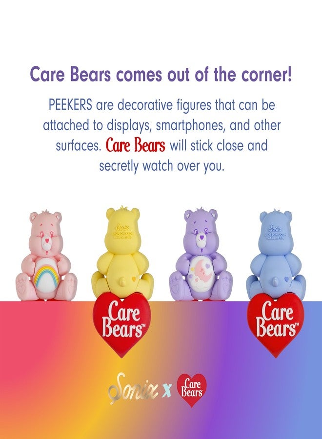 Sonix x Care Bears Peekers - Adhesive Decoration - Blind Box - Includes Grumpy, Cheer, Sweet Dreams, or Funshine - Image 3