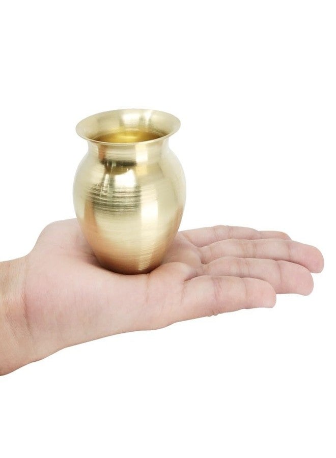 CHAKRADHARI Pure Ritika Brass Surya Ark Lota 100ml (78gm | pital lota for Ayurvedic Use | Surya Jal Arpan lota| pital Pooja lota - Image 5