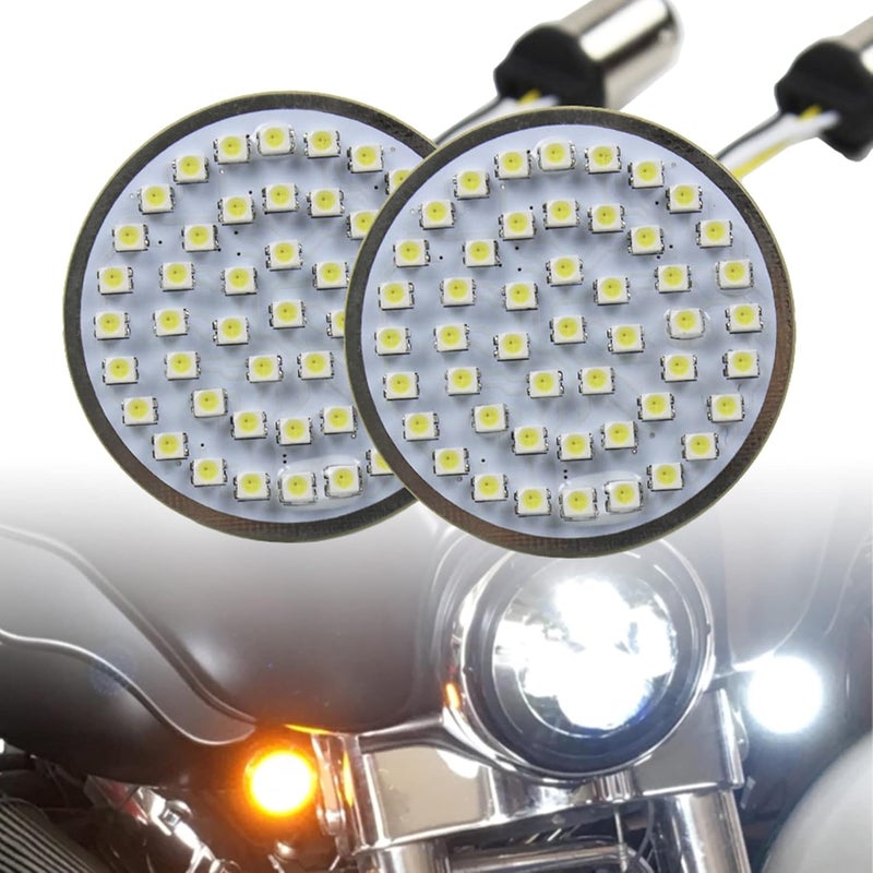 Akmties 2" 50mm Bullet Style LED Turn Signal Lights for Motorcycles - Image 1