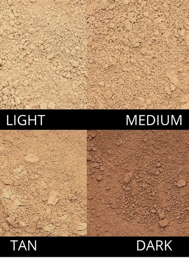 Serious Skincare BELLA ROSE PRO-MINERALS Loose Mineral Powder Makeup Foundation SPF 15 + Goat Hair Application Brush – Sheer to Full Coverage – Luminous Matte Finish – Men and Women - .50 oz   (Light)