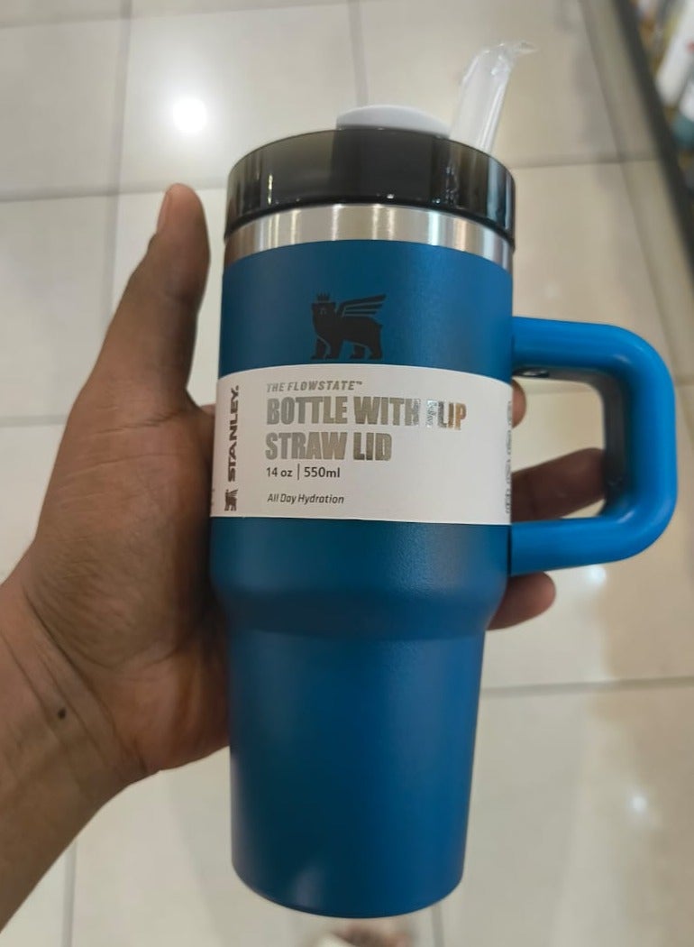 Stanley Quencher H2.0 Flow State Stainless Steel Vacuum Insulated Tumbler with Lid and Straw for Water, Iced Tea or Coffee, Smoothie and More, 14 oz - Image 5