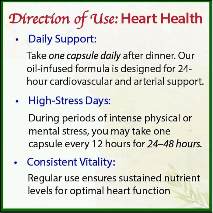 Bodymune Heart Health Blend Cholesterol Support – Organic Cardiovascular & Circulation Supplement – with Green Tea, Pomegranate & Black Seed Oil – 30Capsules – USDA Organic, Vegan - Image 4