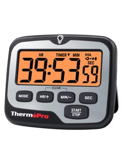 ThermoPro ThermoPro TM01 Digital Kitchen Timer with Touchable Backlit and Count up Countdown Timer Loud Ring Magnetic Classroom Timer for Kids Teachers 