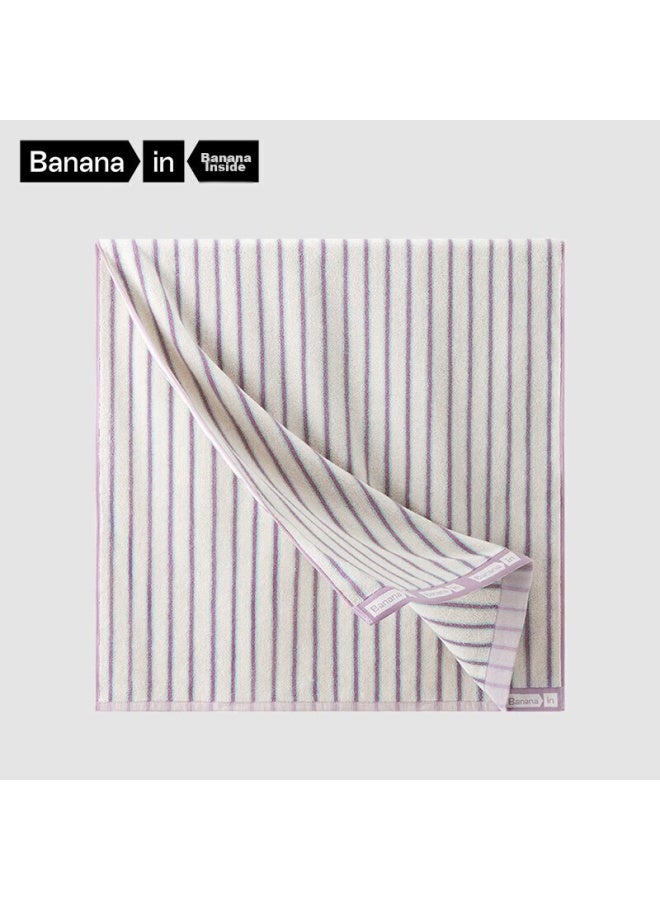 Bananain Jiaonei 301h Bath Towel For Men And Women, Cotton-feel Shower Towel, Extra Large And Thick, 100% Cotton, Absorbent And Antibacterial - Lavender - Image 1