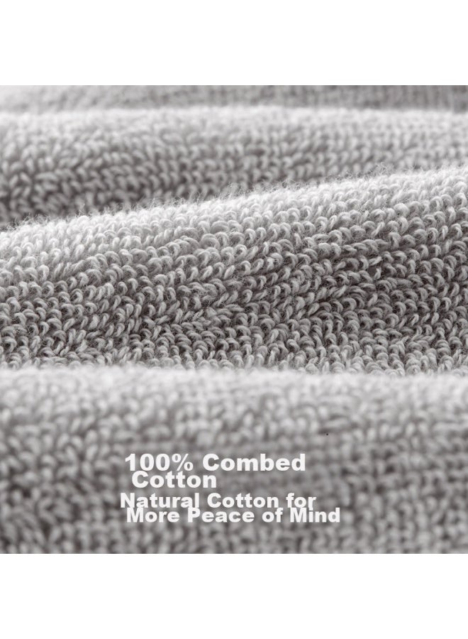 Bananain Jiaonei 301h Bath Towel For Men And Women, Cotton-feel Shower Towel, Extra Large And Thick, 100% Cotton, Absorbent And Antibacterial - Lavender - Image 3
